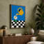 Watering the Daisy Modern - Wrapped Canvas-572583693-572583684