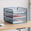 Rangement de bureau à trois plateaux Onyx-24093954