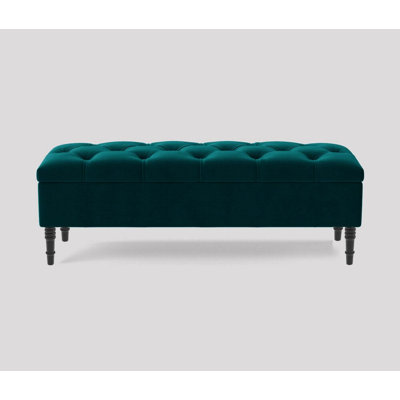 Velvet Upholstered Bench
