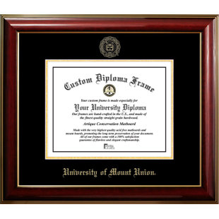 Zenon Brown Wood Beveled Picture Frame with Mat