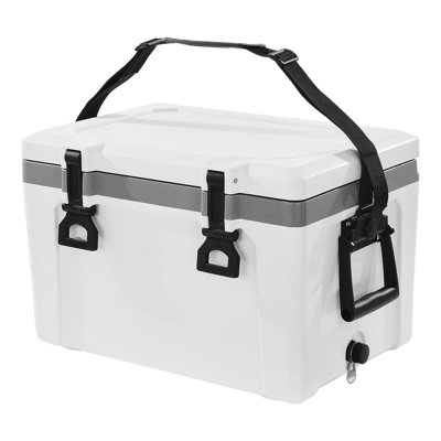 Portable Cooler 26 QT Insulated Hard Cooler 38 Can Capacity with Handles Strap