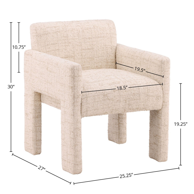 Barnett Hardwood Upholstered Dining Chair, Sonoma Fog