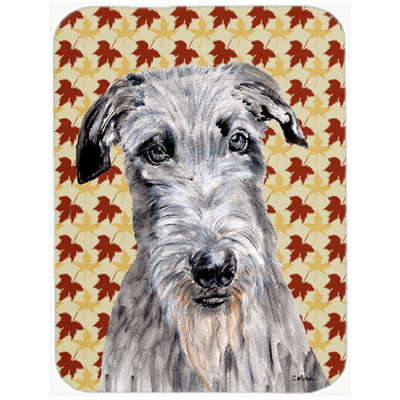East Urban Home Scottish Deerhound Glass Cutting Board
