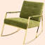 Fauteuil en velours capitonné 25,2 po Jerrimiah-1730639854