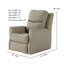 Fauteuil inclinable en cuir Fame-124342692-125118889