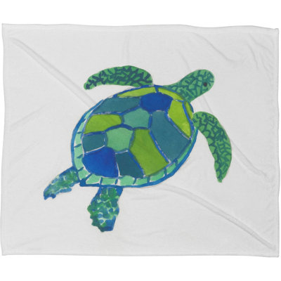 Couverture sea tortue par laura trevey