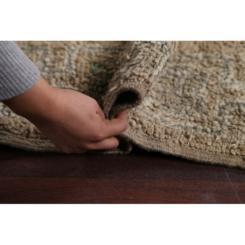 One-of-a-Kind 6'3" X 8'11" 1960s Wool Area Rug in