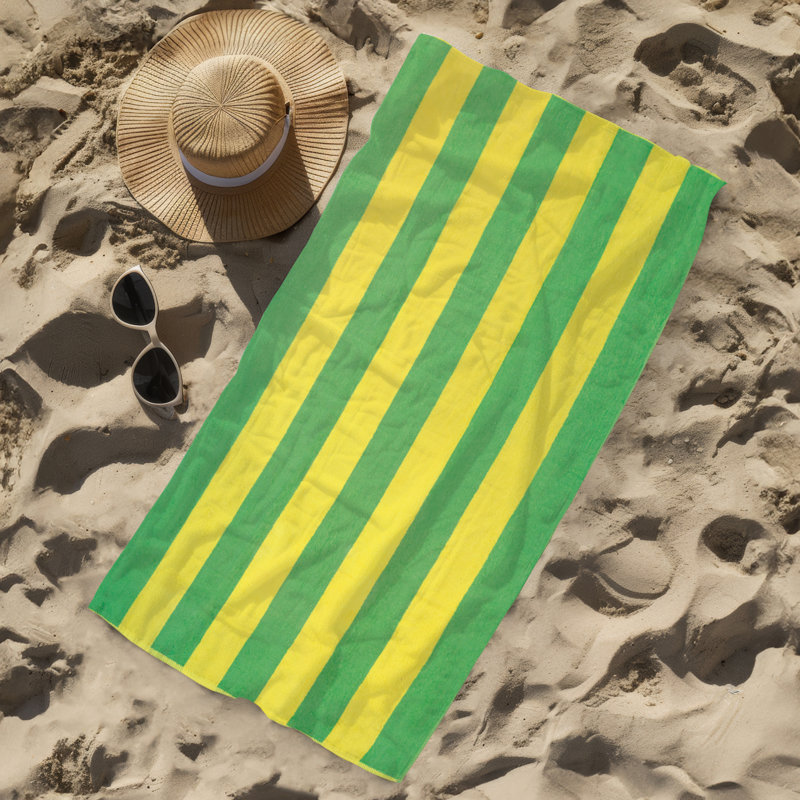 Stokely Plush Two-Tone Velour Beach Towels | 100% Cotton, Pool Towels 29"x58", Pool Towels: 12 pack