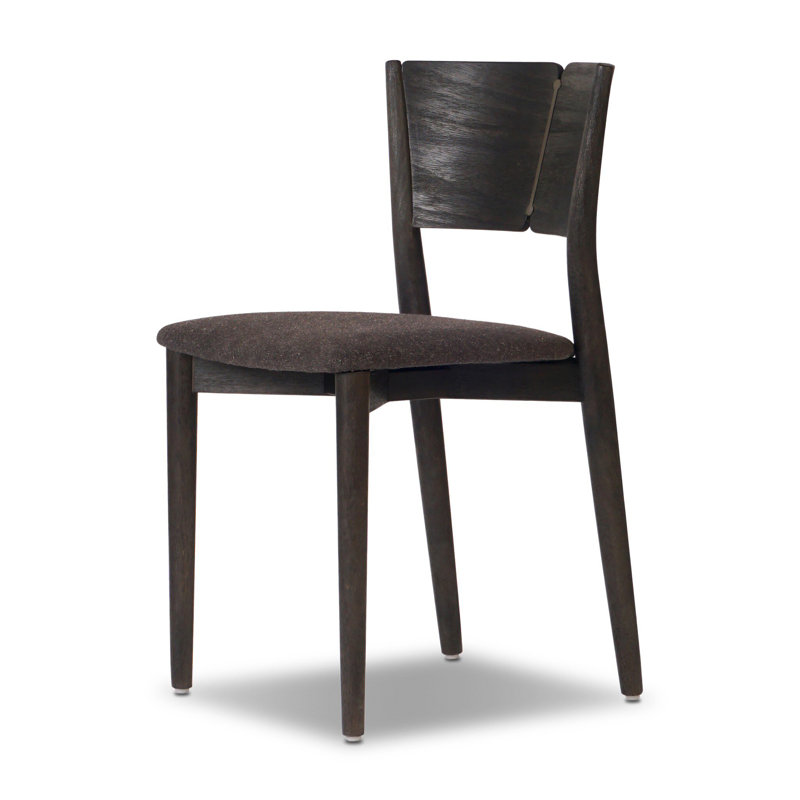 19.92'' H Upholstered Side Chair, Burnt Parawood