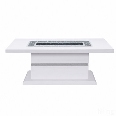 Table basse 1 pièce blanche