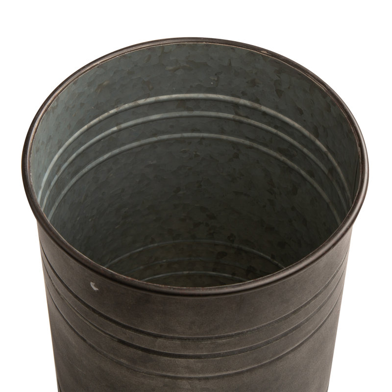 Nicky Solid Wood Top Nesting Tables, Galvanized