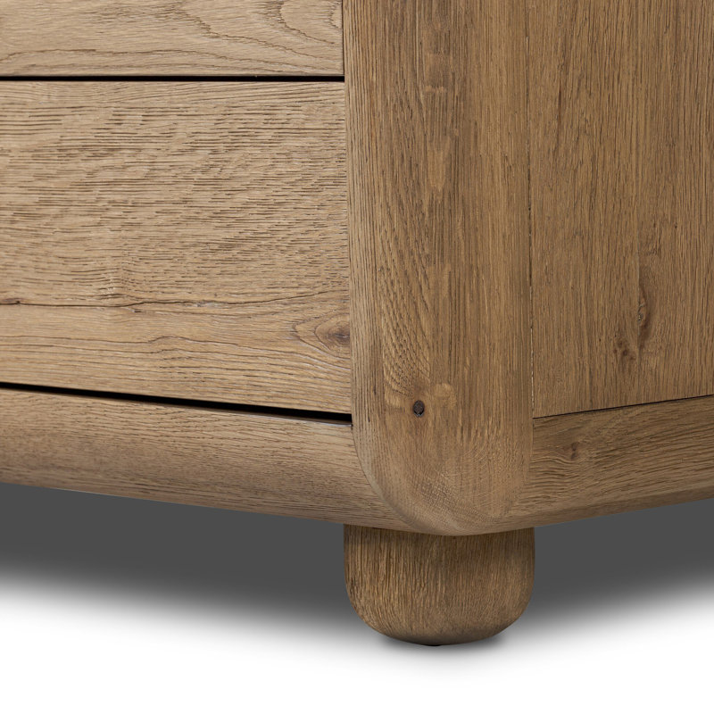 Sheldon 6 Drawer Dresser-Worn Oak