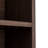 3 Flip Drawers Shoe Cabinet For Hallway. Solid , Walnut Hue. Metal Handles, Spacious Storage With And Open Shelves. Living Room Storage. Color, Modern Look