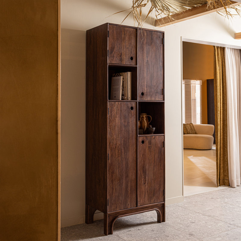 STAES STORAGE CABINET MANGO WOOD WALNUT