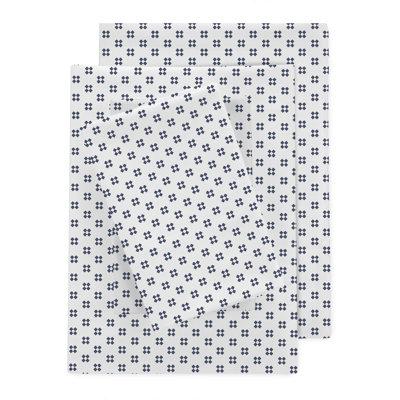 Clean Design Home Jack T300 Percale Navy Sheet Set