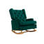 Chaise berçante d'intérieur, fauteuil d'appoint, fauteuil capitonné