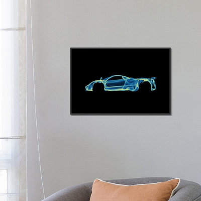 Pagani Zonda, impression sur toile tendue