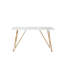 Migrati Metal Base Dining Table