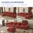 Minarik 4-Seat Chenille Fabric Upholstered Sectional Sofa With Ottoman-231248843