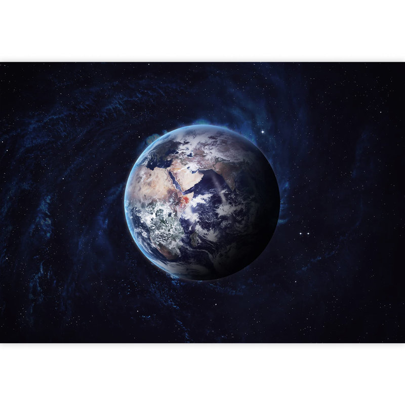 Planet In Outer Space Galaxy Border, 100" L x 144" W