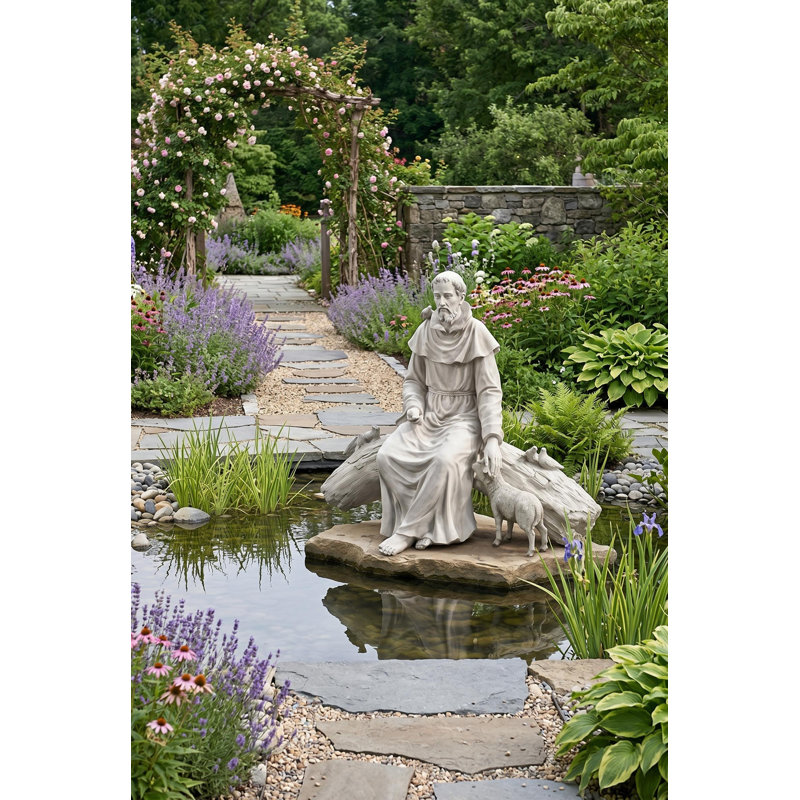 Statue de jardin St. Francis