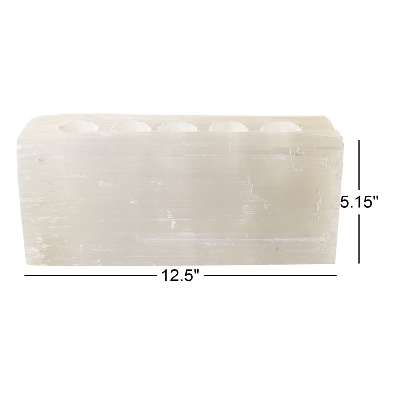 Porte-votive de table 5,15 po Selenite