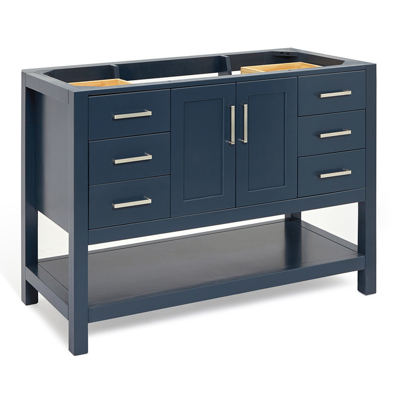 48'' W Single Bathroom Vanity Base, Midnight Blue
