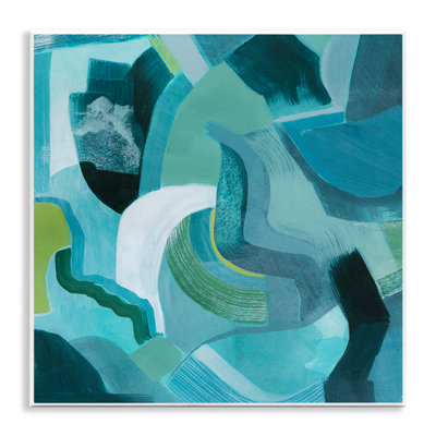 "Energetic Blue Motion", art mural par Grace Popp