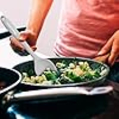 Silicone Cooking Spoon, Nonstick Kitchen Spoons For Cooking, Slotted And Solid Serving Spoon Heat Resistant, Silicone Mixing Spoons Basting For Nonstick Cookware 4 Pack