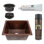 Premier Copper Products BSP5_BREC28DB-G Bar Sink And Drain Package