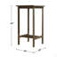 Table de bar en bois gris délavé
