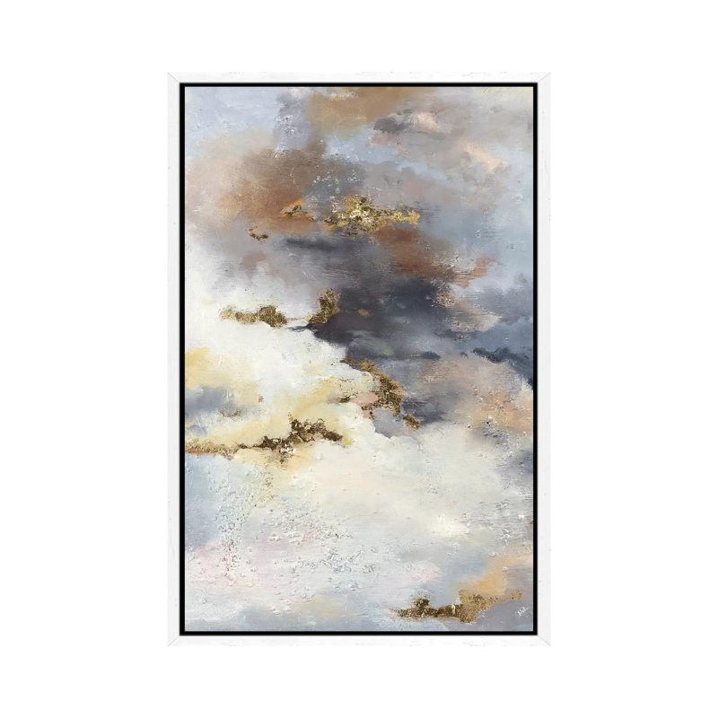 A Light In The Dark by Patricia Pinto - Print on Canvas, 101.6 cm H x 66.04 cm W, White Framed