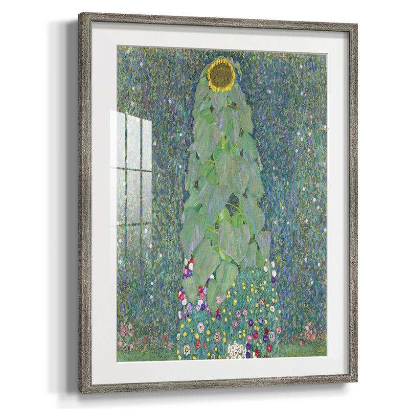 Gustav Klimt, impression encadrée XVIII, Argent patiné