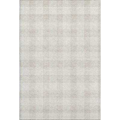 Premium Machine Washable Prisco Ivory Rug