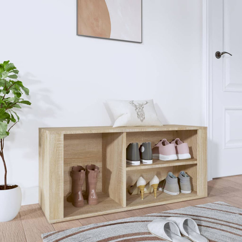 5 Pair Shoe Rack, Sonoma Oak