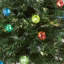 Arbre à feu d'artifice en fibre optique avec ornements en forme de boule par The Holiday Aisle®-980757085