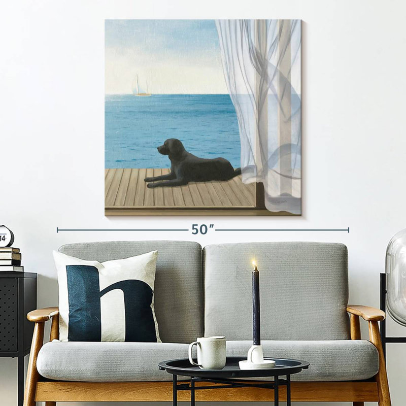 Brampt Coastal Blue Breeze I, 33" H x 33" W