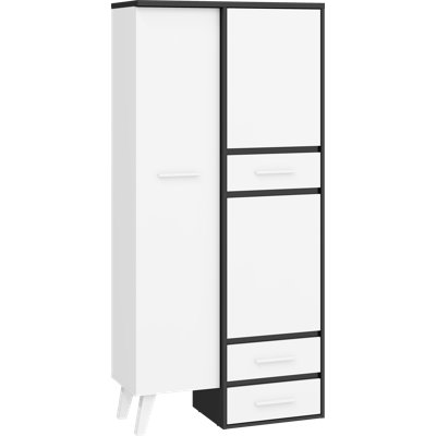 Prine 2 Door Manufactured Wood Wardrobe
