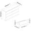 120 cm W Chest of 6 Drawers