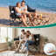 Quilted Double Folding Camping Chair-2145251915