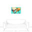 Art sur toile tendue, bleu sarcelle-2025179179