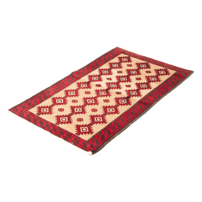 Tapis unique en laine nouée à la main nouvel âge de 3 pi 2 po x 5 pi 5 po Royal
