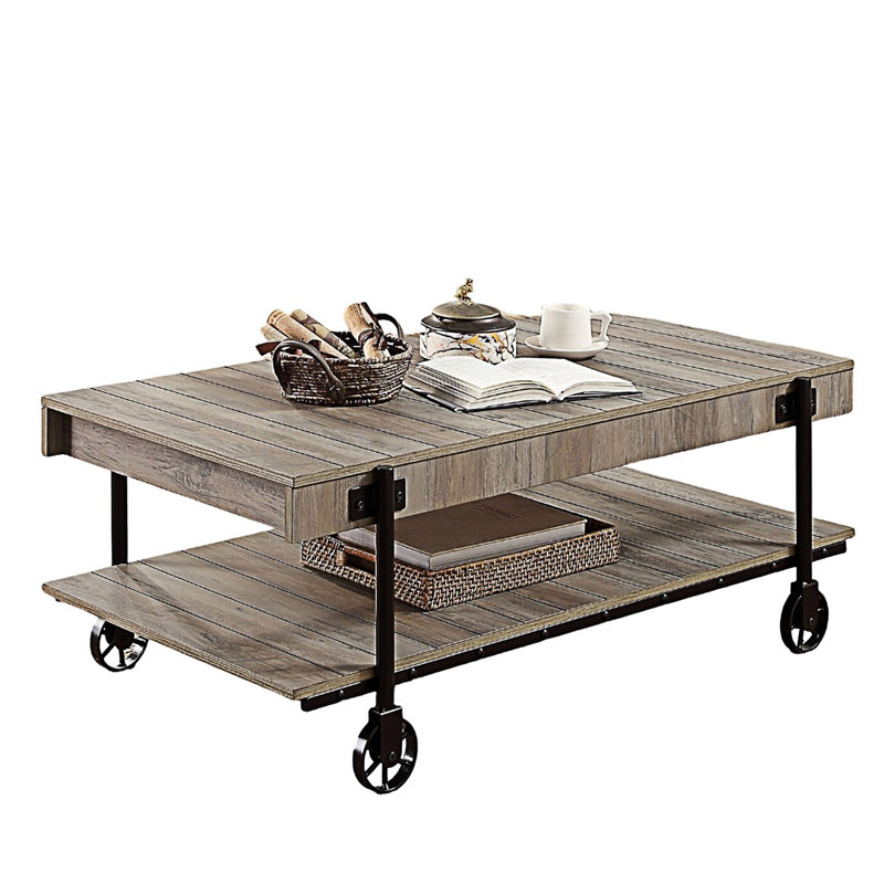 Coffee Table With Open Bottom Shelf