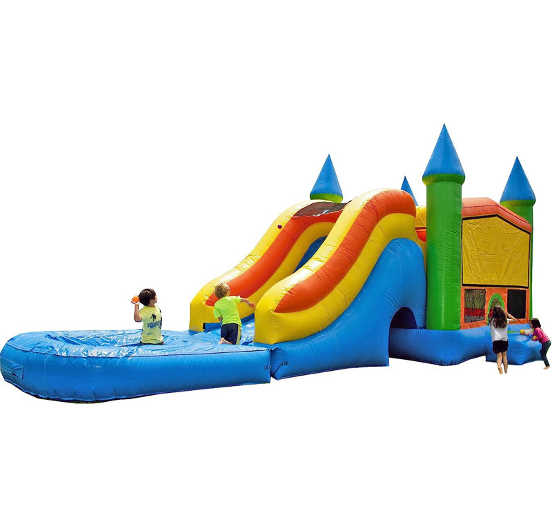 Toboggan aquatique pour enfants JumpOrange Pastel Rainbow