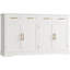 Buffet haut 60 "avec tiroirs - blanc
