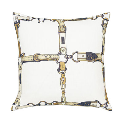 Equestrian Square Pillow Cover & Insert