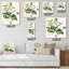 Horloge murale rétro Vintage Botanicals-1983909836