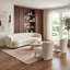 Tapis campagnard en jute et coton Colston-1975790851