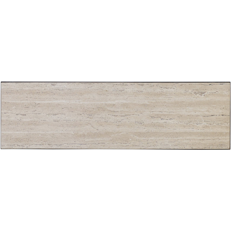 Occasional Stone Top Console Table, 40" H x 40" W x 12" D