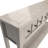 Tarsita Rustic Entryway Console Table Long Sofa Table with Drawers and Bottom Shelf Entryway Table-1561485430